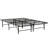 Metal Platform Bed Base For King Mattress, Black. Structure Long-term Use. Gives Strong Mattress Support. Under Storage Included. Quick And Simple Assembly. Compatible With All Sizes. Industrial-774290646