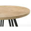 Table de salle à manger ronde 47 po avec base en métal