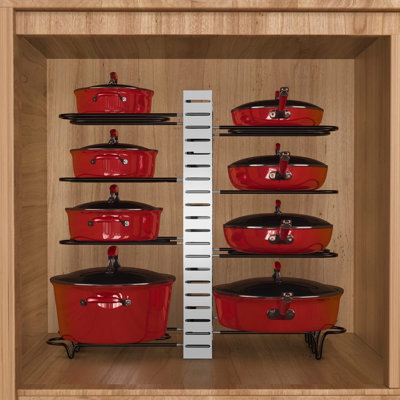 Metal Rectangle Free Standing Pot Rack