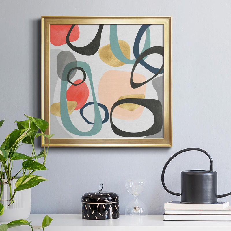 «Dessau I», reproduction de photo sur toile encadrée, H 34,5 po x l 34,5 po x P 1,5 po, Or