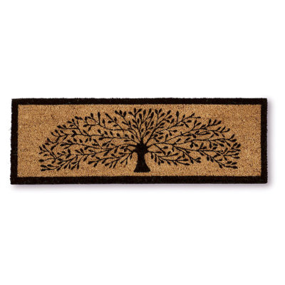 Tapis de porte d'extérieur 30 po x 10 po Dreydon Tree of Life
