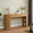 Nara Modern Japandi MDF Console Table With 3 Drawers, Fluted Detail, And Open Storage Niche-116100214