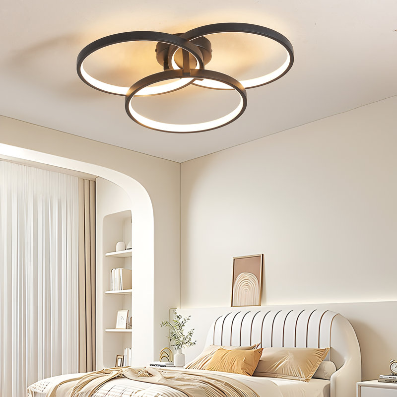 Cassius 19.7" LED 3-Ring Flush Mount Ceiling Light