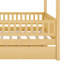 Lit en bois avec couchette