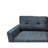 67.7" Wide Mid-Century Modern Upholstered Tufted Loveseat Sofa With Wooden Legs-1837651943