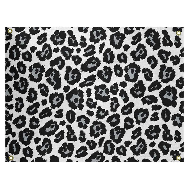 Polyester tapisserie de football Las Vegas, Blanc/argenté, H 59 po x l 80 po