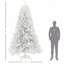 Arbre de Noël artificiel non illuminé 9 pi, 2132 branches, ouverture automatique, base en acier, décoration des Fêtes-607022194-607022193