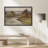 " Tranquil River Bend Rustic Landscape Illustrations Rustic French Country "-101751980-101751981