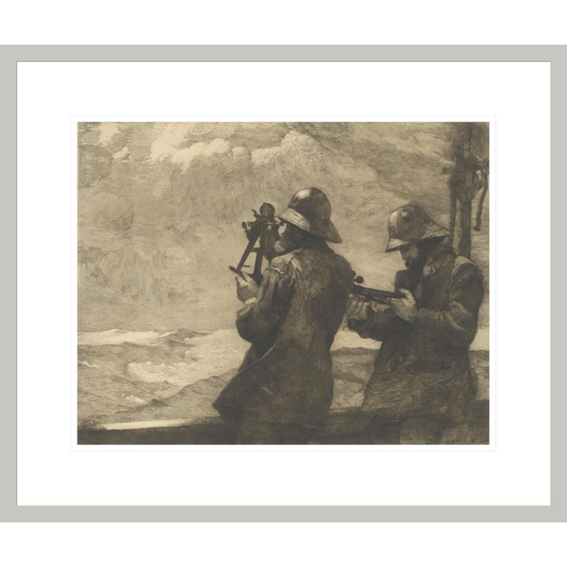 «Eight Bells» par Winslow Homer, impression giclée sur cadre, 17,75 po H x 21,07 po L
