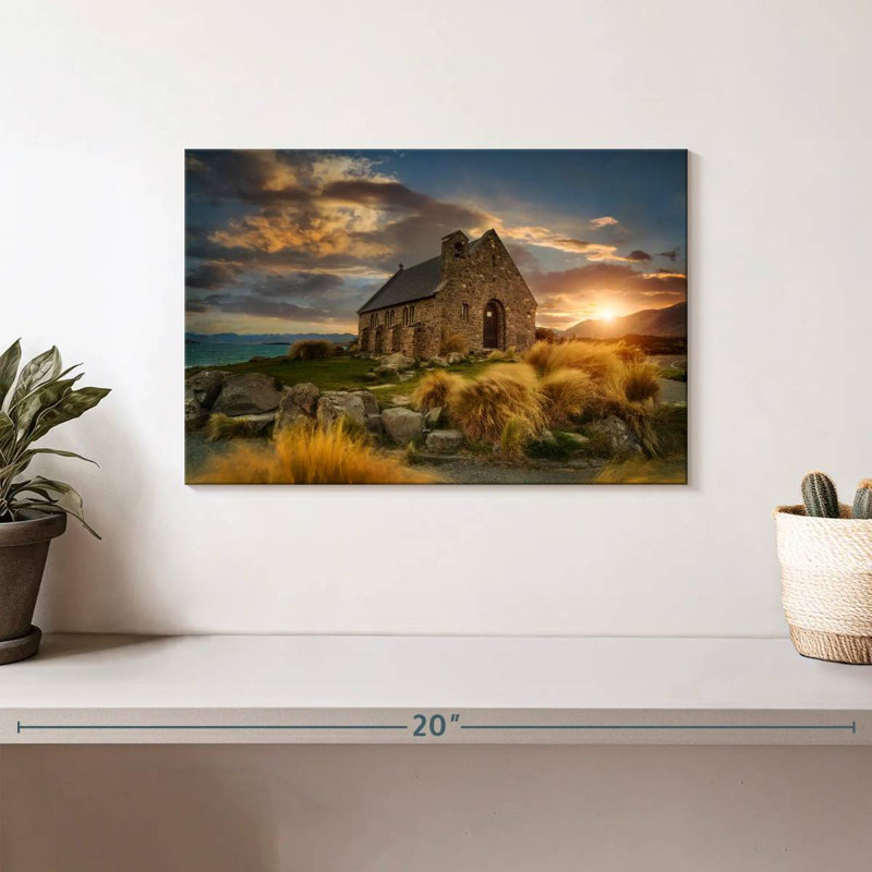 Adella Remote Church, 8" H x 12" W