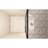 56-60 " X 72" Tempered Glass With Explosion Proof Film, Aluminum Frame Double Sliding Shower Door, "1/4 (6 Mm), Stainless Steel Handle