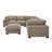 Arliz 7 - Piece 144" Wide Reversible Modular Corner Sectional with Ottoman-1775301700