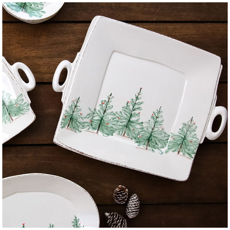 Lastra Holiday Stoneware Platter
