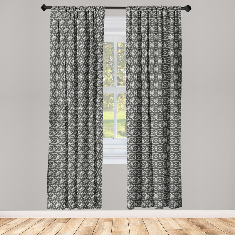 Ballweg Semi Sheer Curtain Pair, 56" W x 84" L