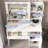 Rhett Makeup Vanity with Mirror, LED Lighting & Spacious Storage-580714968