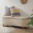 Boucle Flip Top Storage Bench Taupe See Below