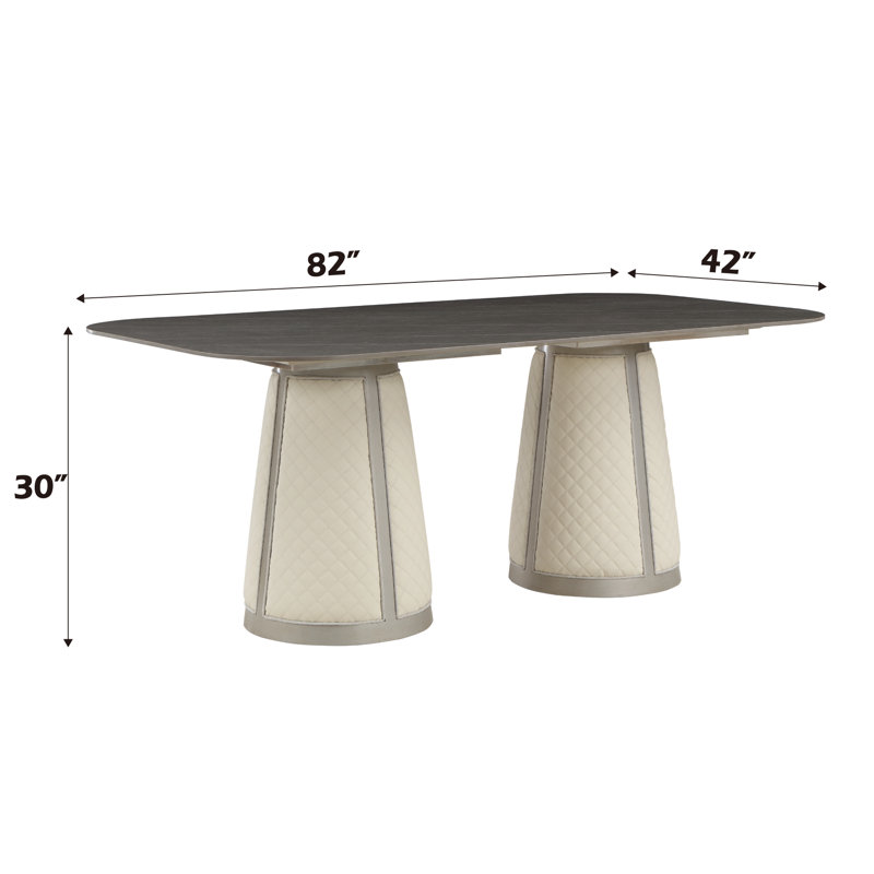 Kasa 82"L Rectangular Dining Table