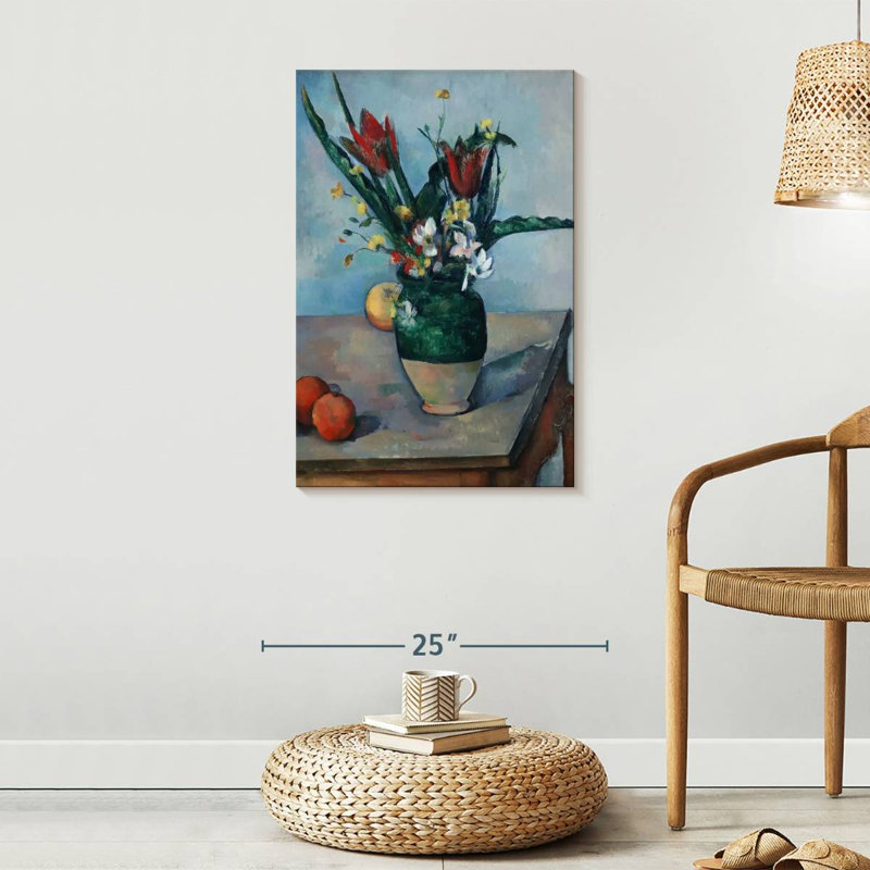 Le vase des tulipes, H 30 po x l 20 po