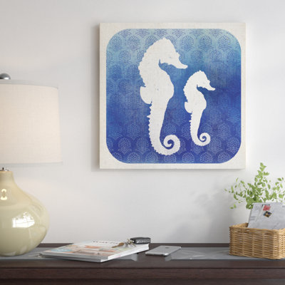 « watermark hippocampe », impression sur toile