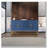 Wood Sideboard with Metal Handles, Legs, and Adjustable Shelves-683746447