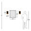Opus LED Flush Mounted Sconce