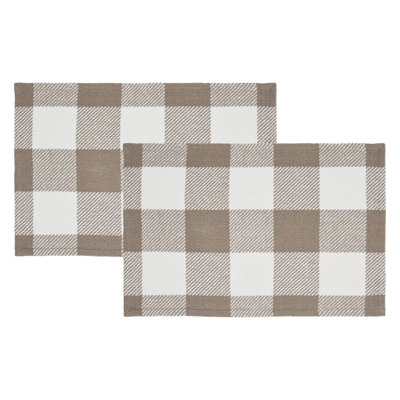 Annie Buffalo Check Cotton Rectangle Placemat