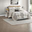 Hypoallergenic Black Ivory Bedding Sets, Polyester Comforter, Global Design, Home Use