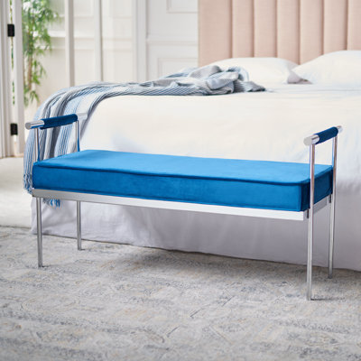 Alishia Faux Leather Upholstered Bench