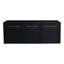 Meuble-lavabo de salle de bain Bvb09148bct - 48 po châtaignier noir, avec un design élégant et de grandes charnières de rangement en châtaignier