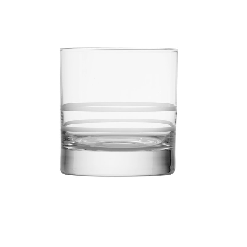 Crafthouse Clear Tritan Crystal 13.5oz Whiskey Glass Set of 4
