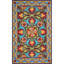 Porcelain Jar Floral Hand Hooked Wool Green/Blue/Red Area Rug-961658446