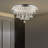 Modern Crystal Ceiling Light With Remote Control