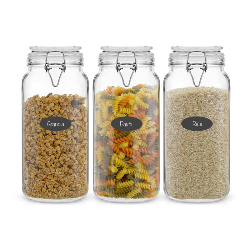 Ensemble de bocaux avec couvercle hermétique Brightware - 76 oz - ensemble de 3