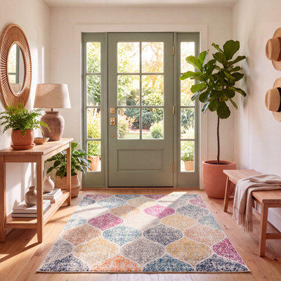 Tapis à motif géométrique Desiree Performance