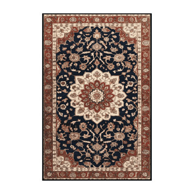 Machine Washable Persian Brown Area Rug