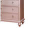 Mobilier de chambre à coucher de style contemporain avec garniture de miroir 1pc