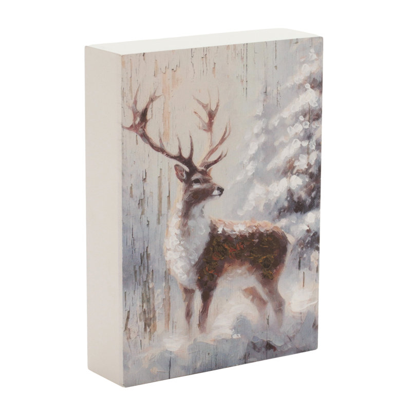 Ensemble de 2 cerfs Winter Woodland