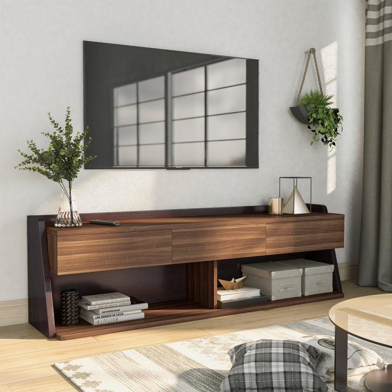 72.8" Width 3-Drawer TV Stand