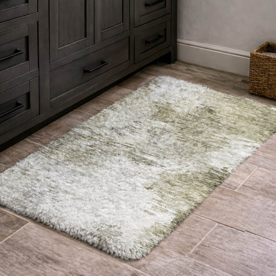 Tapis à poil long de qualité supérieure lavable à la machine ADS595