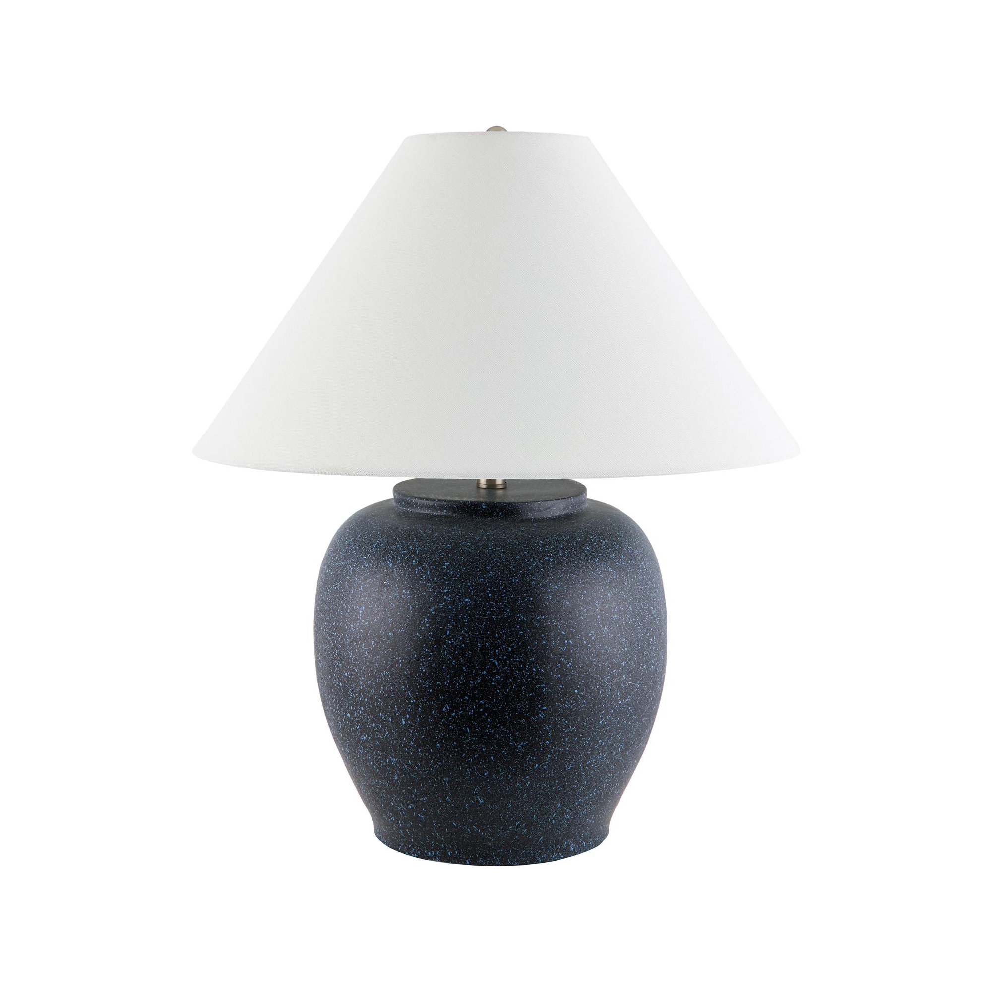 Concrete Table Lamp, Blue, White