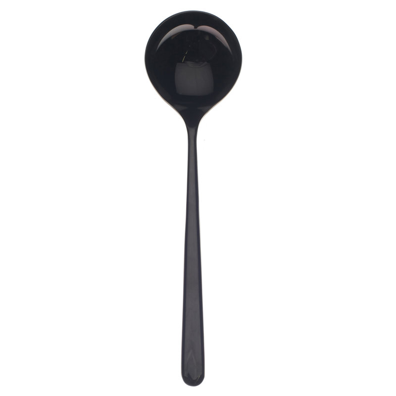 Linea Stainless Steel Ladle, Oro-nero
