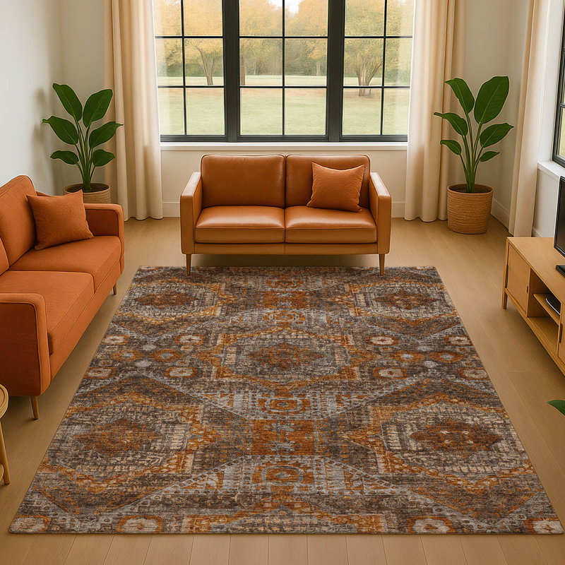 Tapis lavable à la machine de qualité supérieure Mayfield AMF1928, Rectangle 9 pi x 12 pi