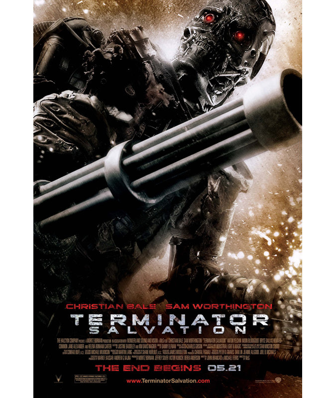 Salut Terminator, H 40 po x l 27 po