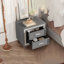 Table de chevet vintage Mid Century-1359539371