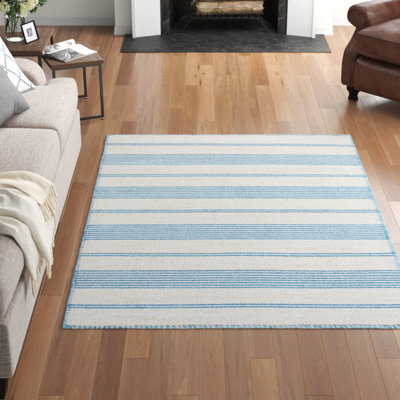 Tapis turquoise / blanc Aariz