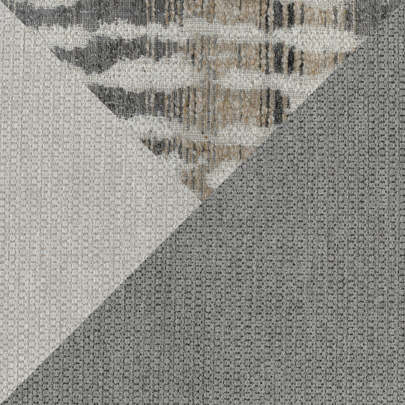 Canapé en chenille moderne et contemporain de 91,5 po avec garniture cloutée sophistiquée Marzbed, Gris