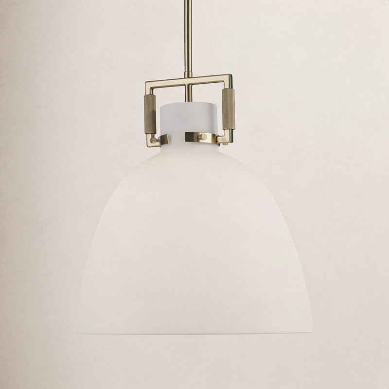 Luminaire suspendu 1 lumière Miami, Or antique
