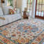 Tapis à motif floral lavable Scheri-306048428