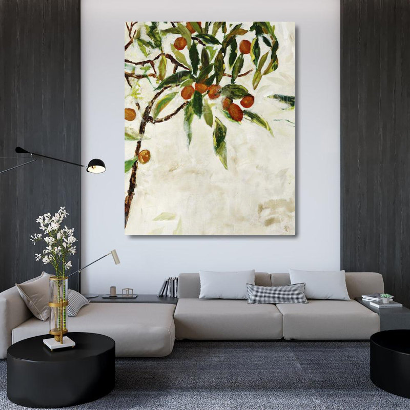 «Red Barrel Studio® Maas, Jodi Gallery, art sur toile tendue: Kumquat Tree 1991901, H 44 po x l 36 po