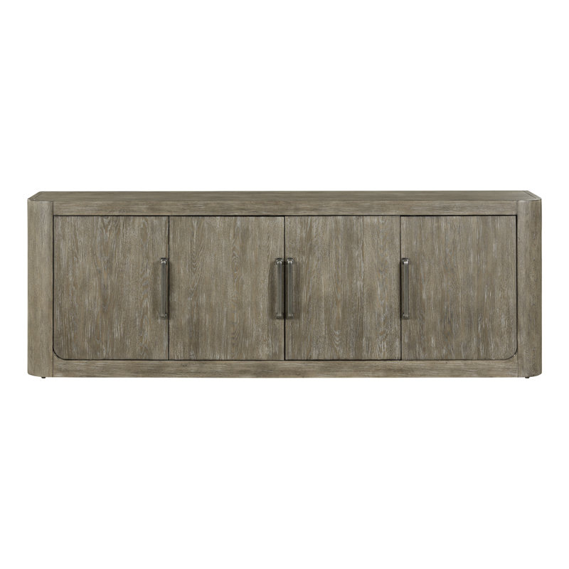 82 Inch TV Console w/ Adjustable Shelves